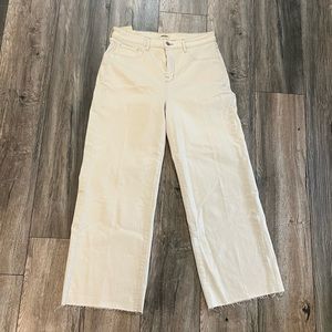 l'agence ivory cropped jeans